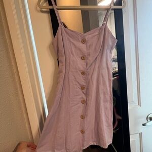 Urban Outfitters Pink Sleeveless Mini Sundress